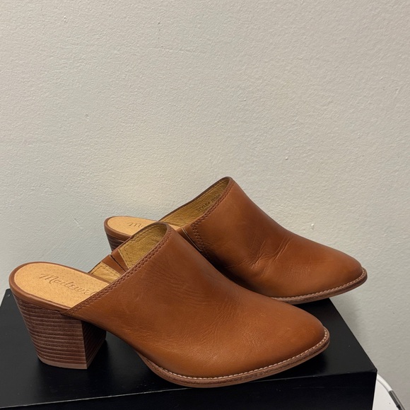 Madewell Harper Mule Tan Leather Loafers.  Brand New shoe and comfortable - Picture 5 of 13